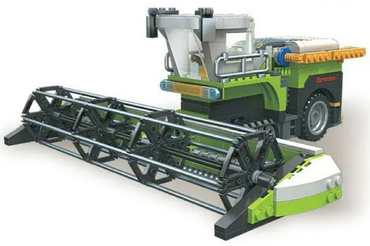 KLOCKI KOMBAJN MASZYNA ROLNICZA DUZY ZESTAW 542el