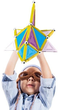 SUPERMAG KLOCKI MAGNETYCZNE TRENDY ZESTAW 116 EL