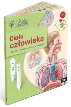 CZYTAJ Z ALBIKIEM CIAŁO CZŁOWIEKA ZESTAW MÓWIĄCE PIÓRO Z KSIĄŻKĄ