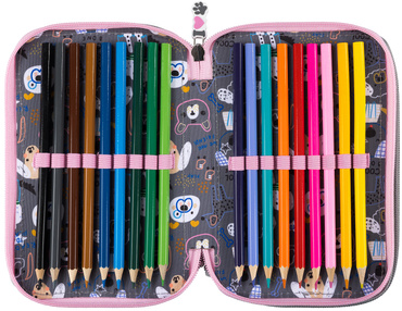 PIÓRNIK POTRÓJNY Z WYPOSAŻENIEM PC-05 SWEET POMERANIAN MY LITTLE FRIEND