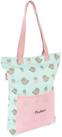 TOREBKA NA RAMIĘ NA ZAKUPY DO SZKOŁY SHOPERKA torba PUSHEEN MINT