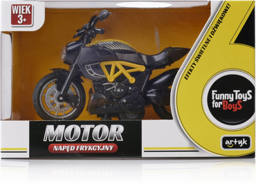 MOTOCYKL Z NAPĘDEM MOTOR Światło Dźwięk POJAZD ŚCIGACZ