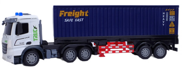 TIR DUŻA CIĘŻARÓWKA W WALIZCE ZDALNIE STEROWANA 52cm EFEKTY ŚWIATŁO DŹWIĘK USB