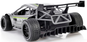 AUTO WYŚCIGOWE SAMOCHÓD METALOWY RC AKUMULATOR WALIZKA SZARY
