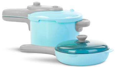 ZESTAW KUCHENNY DLA DZIECI GARNKI SZTUĆCE 11el HOME ACCESSORIES