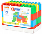 KLOCKI BUDOWLANE konstrukcyjne CEGŁY DUŻY ZESTAW GIGANTXXL 27 elementów