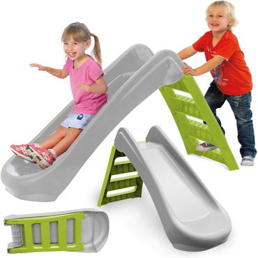 PalPlay STABILNA ZJEŻDŻALNIA ślizg składana SZARA STORM 130cm