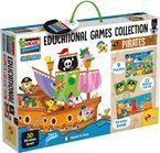 GRY EDUKACYJNE ZESTAW PIRACI GRA PUZZLE LISCIANI