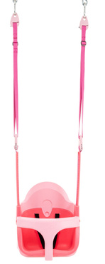 HUŚTAWKA KUBEŁKOWA 4w1 ROŚNIE RAZEM Z DZIECKIEM 6m+ TP TOYS QUADPOD różowa