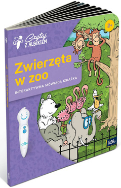 CZYTAJ Z ALBIKIEM ZWIERZĘTA W ZOO KSIĄŻKA 1200 dźwięków Albi 