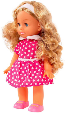 LALKA CHODZĄCA BAMBOLINA NUCI PIOSENKĘ 33cm CHODZI SMILY PLAY