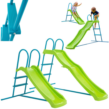 ZJEŻDZALNIA OGRODOWA dla dzieci METALOWA DUŻA 2w1 124-178cm ROŚNIE Z DZIECKIEM TP Toys