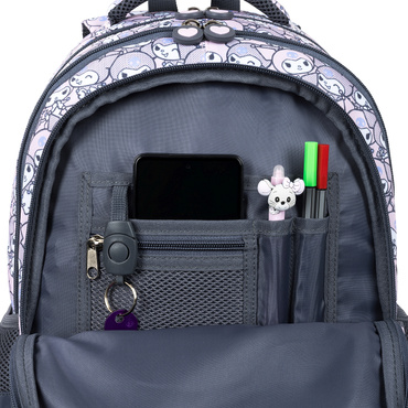 PLECAK TORNISTER SZKOLNY 4-KOMOROWY BPL-58 KUROMI PINK RÓŻOWY