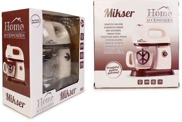 MIKSER BLENDER DLA DZIECI światło LED ROBOT PLANETARNY obrotowe mieszadło