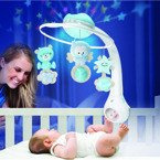 B-Kids MUZYCZNA KARUZELA Projektor Lampka 3w1 Blue