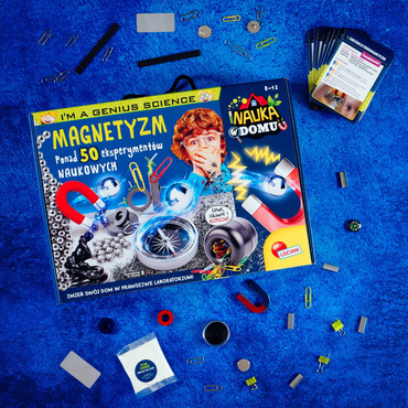 MAGNETYZM NAUKA W DOMU ZESTAW 50 EKSPERYMENTÓW LISCIANI