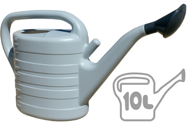 KONEWKA OGRODOWA  NA WODĘ 10L CLASSIC + SITKO SZARA