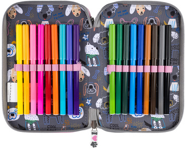 PIÓRNIK POTRÓJNY Z WYPOSAŻENIEM PC-05 SWEET POMERANIAN MY LITTLE FRIEND