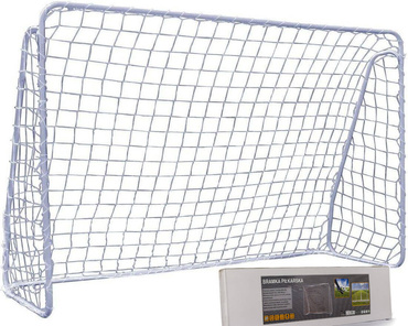 ZESTAW JET 5 DUŻA METALOWA BRAMKA PIŁKARSKA 213 x 150 cm + MATA CELNOŚCIOWA
