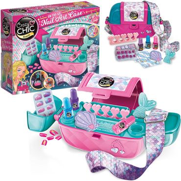 MOBILNE STUDIO PAZNOKCI torebka dla manicurzystki ZESTAW Lakiery Crazy Chic