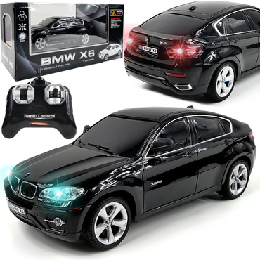 BMW X6 AUTO ZDALNIE STEROWANE SAMOCHÓD RC NA PILOTA ŚWIATŁO 1:24