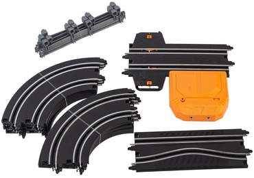 TOR SAMOCHODOWY Wyścigowy DUŻY 214 cm ELEKTRYCZNY 2 AUTKA PILOT kontrolery