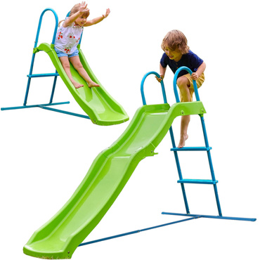 ZJEŻDZALNIA OGRODOWA dla dzieci METALOWA DUŻA 2w1 124-178cm ROŚNIE Z DZIECKIEM TP Toys