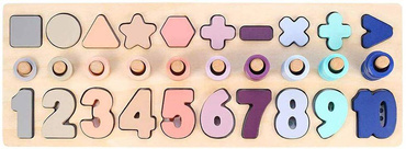 DREWNIANY SORTER Matematyczny NAUKA CYFEREK Askato