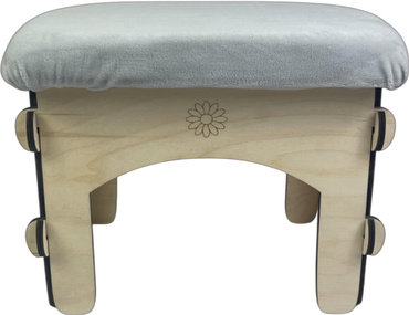 DREWNIANA TOALETKA  dla dziewczynki Z TABORETEM I AKCESORIAMI