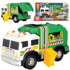DICKIE TOYS ZIELONA ŚMIECIARKA Z KOSZEM Światło Dźwięk Auto