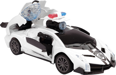 AUTO SPORTOWE BOJOWE STEROWANE POLICJA RC ŚWIATŁO BIAŁY