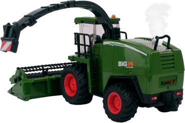 KOMBAJN ZDALNIE STEROWANY Zbożowy TRAKTOR Światła DYM Z KOMINA RC USB