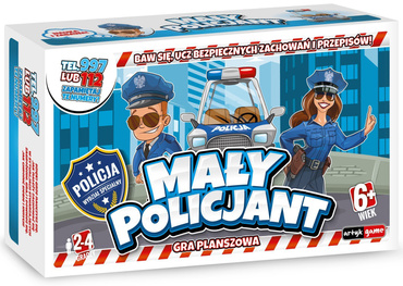 GRA Planszowa MAŁY POLICJANT Zostań Policjantem