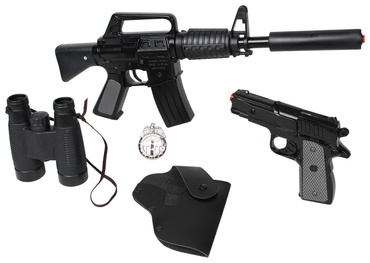 KARABIN PISTOLET NA KAPISZONY ZESTAW POLICJANTA 5el 446/6