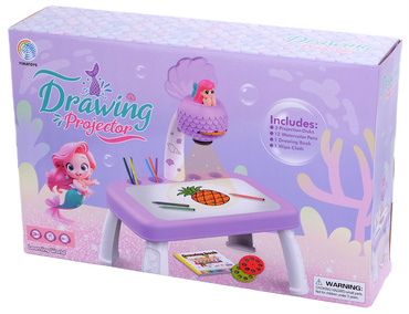 PROJEKTOR RZUTNIK DO RYSOWANIA STOLIK TABLICA 2w1 SYRENKA SYRENA