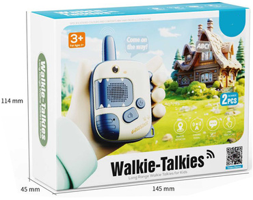 WALKIE TALKIE KRÓTKOFALÓWKI DINOZAUR DLA 2 OSÓB ZASIĘG 500m
