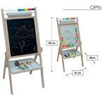 TABLICA OBOROTOWA KREDOWA MAGNETYCZNA +Papier +akc