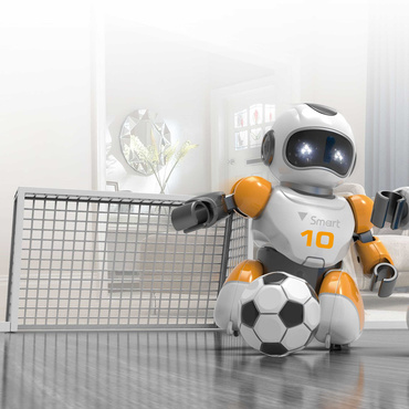 2 ROBOT ZDALNIE STEROWANE GRAJĄCE W PIŁKĘ CHODZĄCE PILOT KNABO FOOTBALL