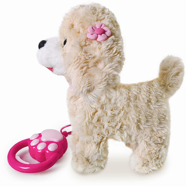 PIESEK INTERAKTYWNY CHODZĄCY PIES SZCZEKA REAGUJE NA DOTYK RUSZA USZAMI melodie NATALIA