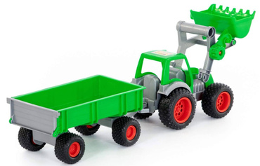 MEGA TRAKTOR FARMER TECHNIC Ładowarka PRZYCZEPA