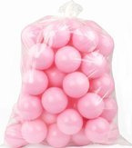 PIŁKI DO BASENU 7cm Piłeczki 50 szt. PUDROWY RÓŻ