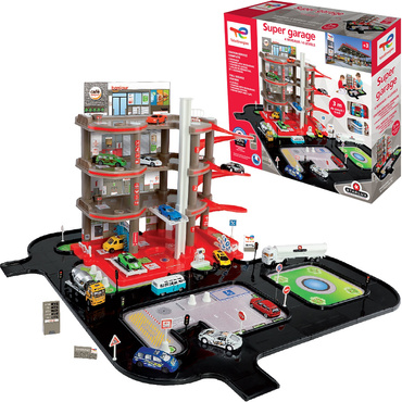 Mochtoys TOTAL DUŻY GARAŻ PARKING 4 POZIOMY Stacja TOR