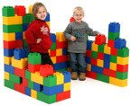 Klocki Budowlane GIGANT XXL CEGŁY 45 Elementów