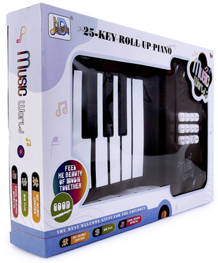 ZWIJANE PIANINKO KEYBOARD ROLL UP PIANINO 50cm