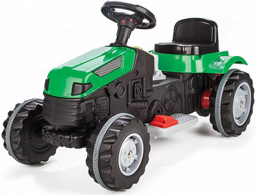 OGROMNY TRAKTOR DLA DZIECI NA AKUMULATOR 6V XL KLAKSON ZIELONY PILSAN