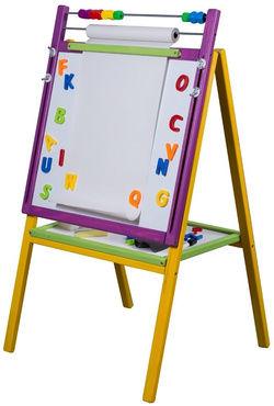 TABLICA 5w1 MAGNETYCZNA KREDOWA PAPIER REGULOWANA 
