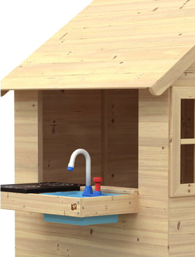 KUCHNIA DO DOMKU OGRODOWEGO TP TOYS DREWNIANA FSC