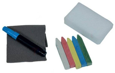 TABLICA 5w1 MAGNETYCZNA KREDOWA PAPIER + akc. NEW 