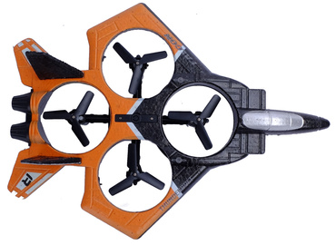 DRON SAMOLOT ZDALNIE STEROWANY FALCON MYŚLIWIEC sterowanie ręką RC LED USB