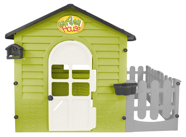Mochtoys DUŻY DOMEK OGRODOWY Z TARASEM Płotkiem